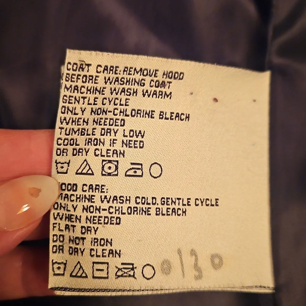 Anne Klein Black Coat with Gold Accents - Picture 5 of 6